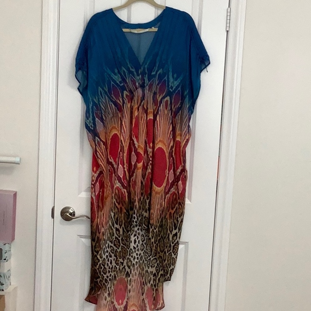 Twelfth Street By Cynthia Vincent high low silk dress